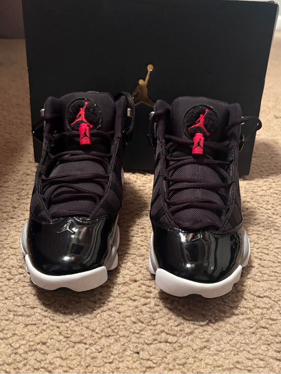 Jordan Shoes - Jordan Black/Red/White Low Top Sneakers